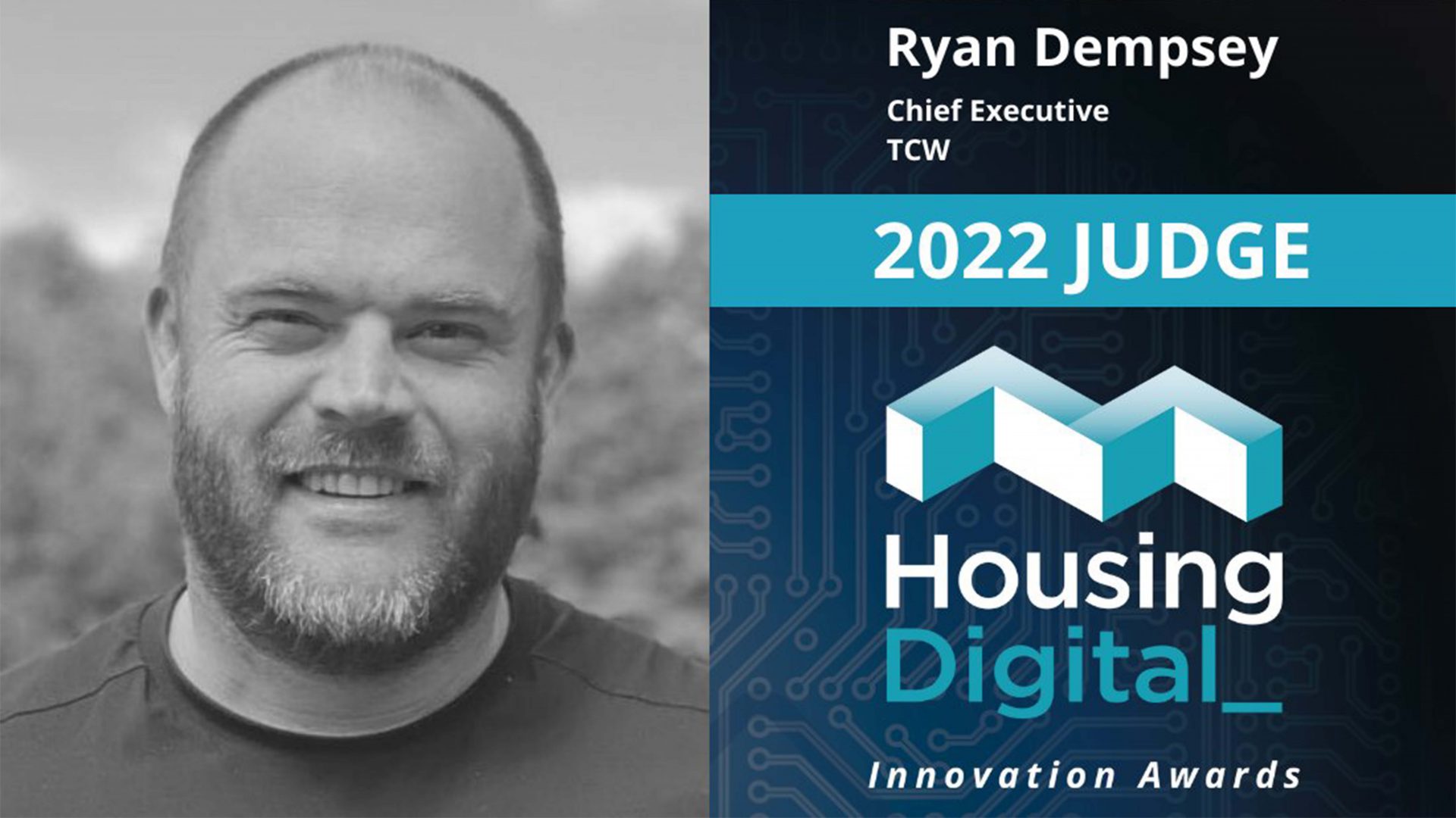 Judging at Housing Digital Innovation awards 2022