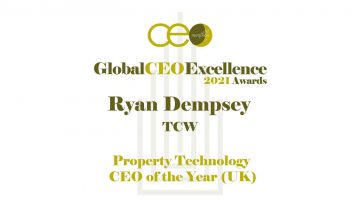 Ryan Dempsey Global CEO excellence awards winner logo TCW